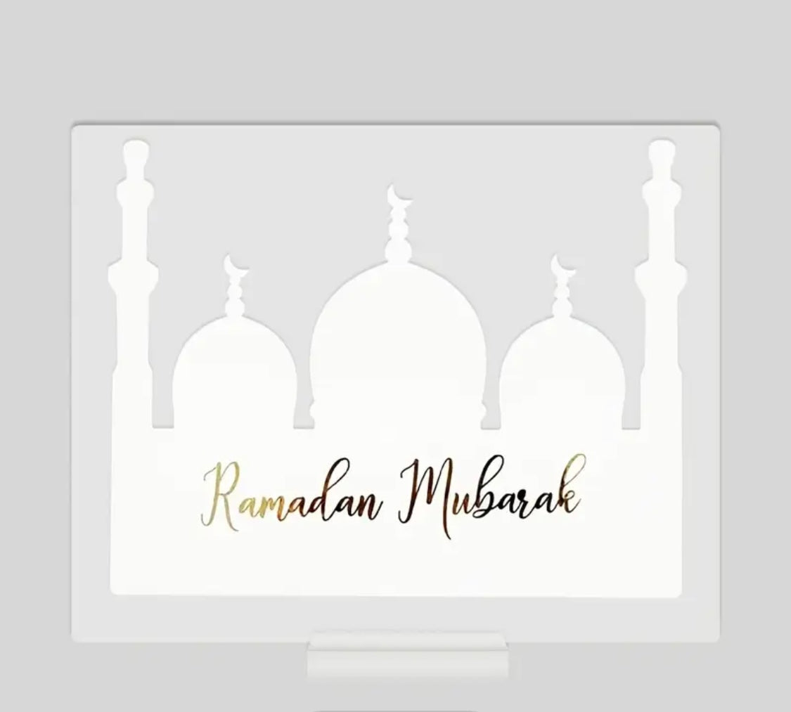 Ramadan Mubarak Sign