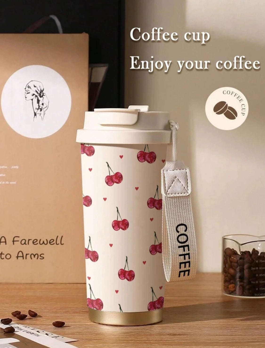 Floral Thermal Coffee Flask | 4 Styles