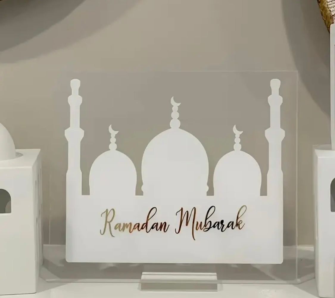 Ramadan Mubarak Sign