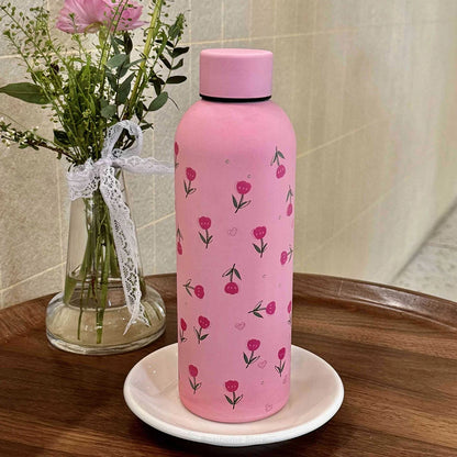 Flower Tulip Thermos Bottle