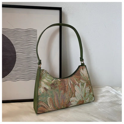 Trendy Oil Painting Shoulder Bag