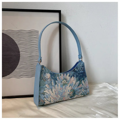 Trendy Oil Painting Shoulder Bag